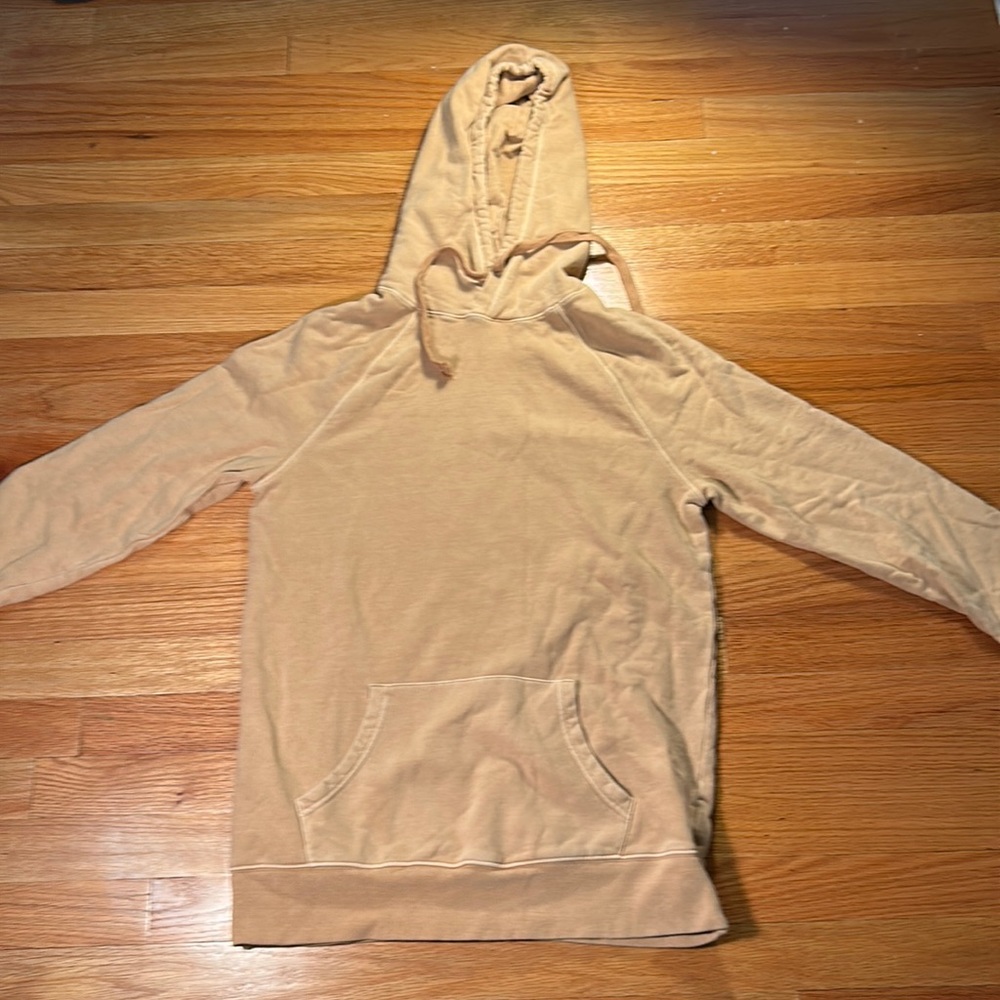 Yellow sweatshirt hoodie